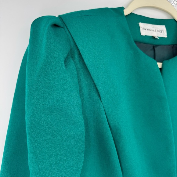 90’s Vintage Blazers by Vanessa Leigh in Teal Green Size 10 - Picture 3 of 7